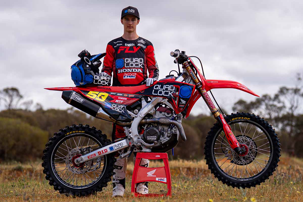 Quad Lock Honda, MTF, and Honda Racing Australia unite to back Tomi ...